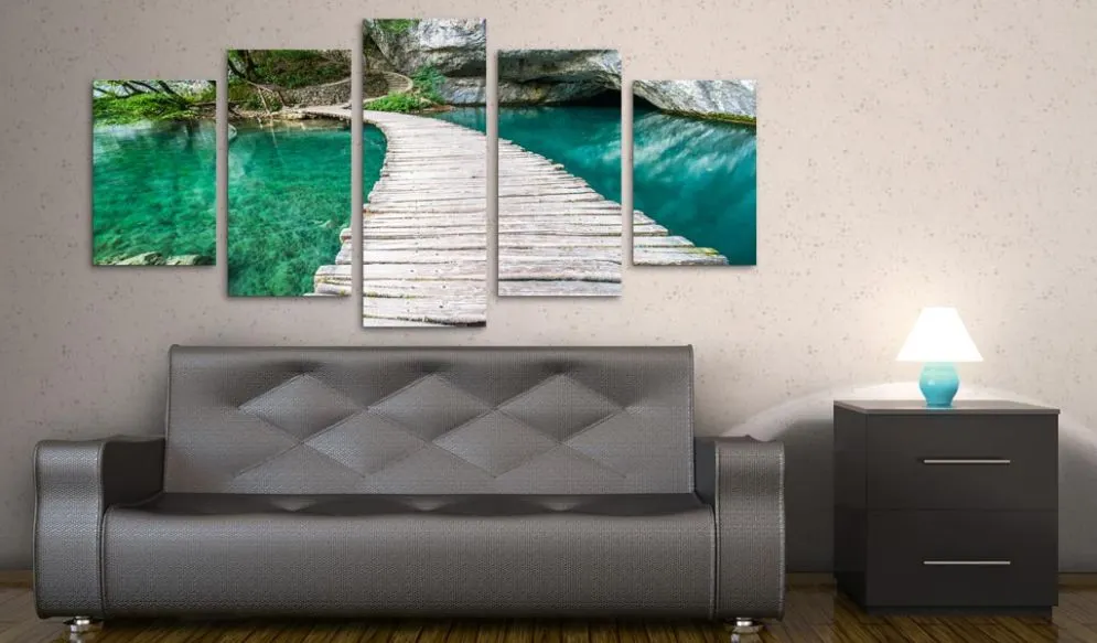 Obraz - Turkusowe jezioro-2