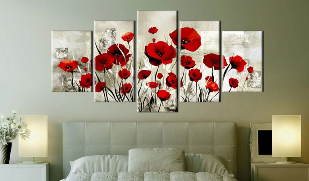 Obraz - Szkarłatne pole-2