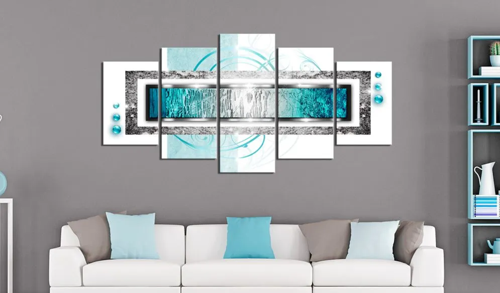 Obraz - Turkusowa zamieć-2