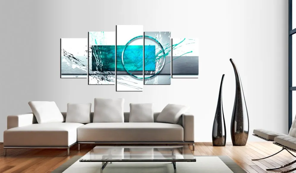 Obraz - Turkusowa ekspresja-2