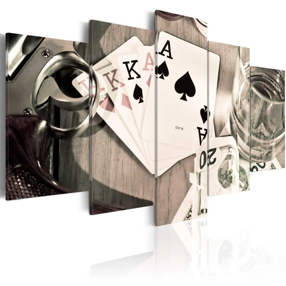 Obraz - Pokerowa noc-1