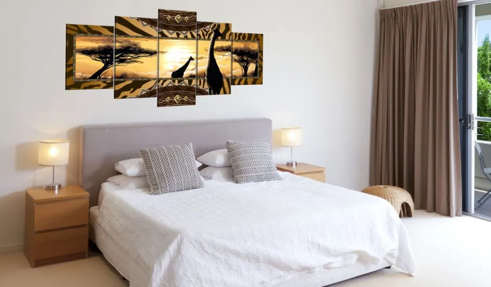 Obraz - Afrykańskie żyrafy-2