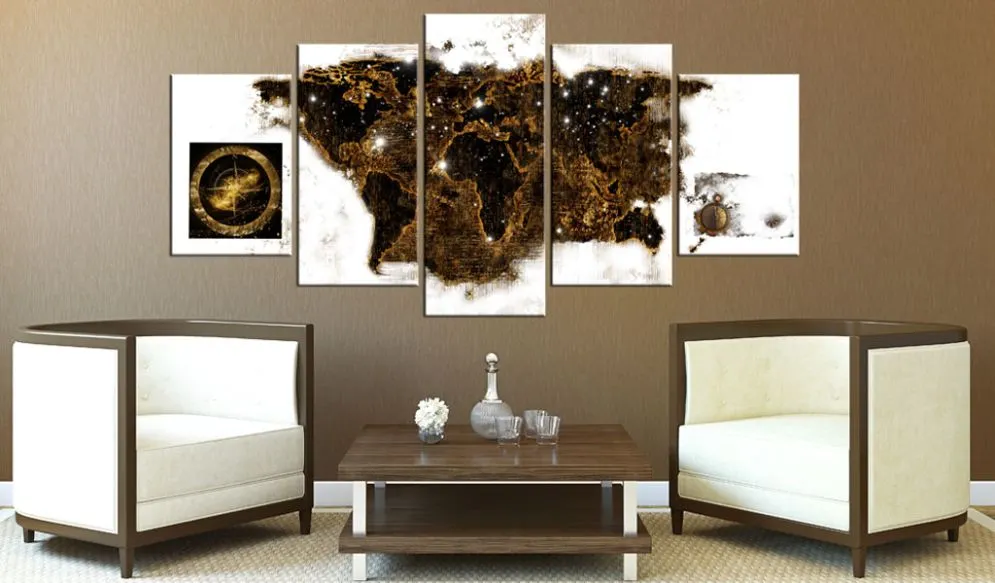 Obraz - Brązowa mapa-2