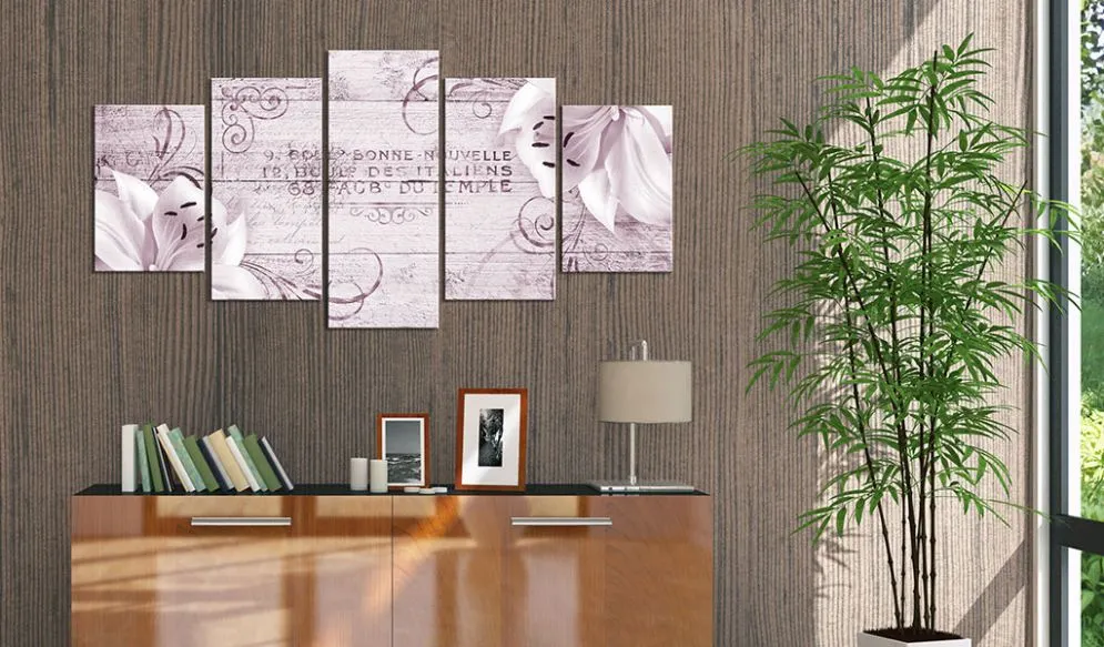 Obraz - Zarumienione lilie-2