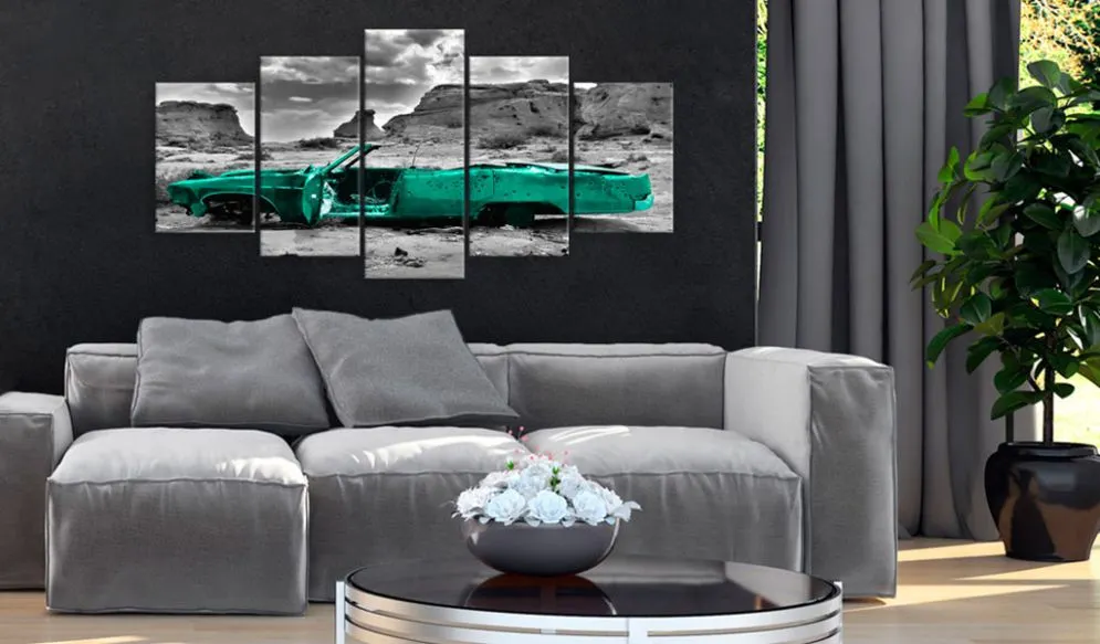 Obraz - Zielone auto-2