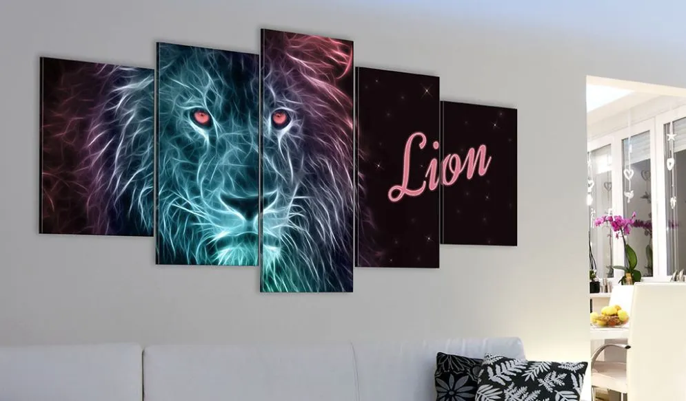 Obraz - Neonowy król-2