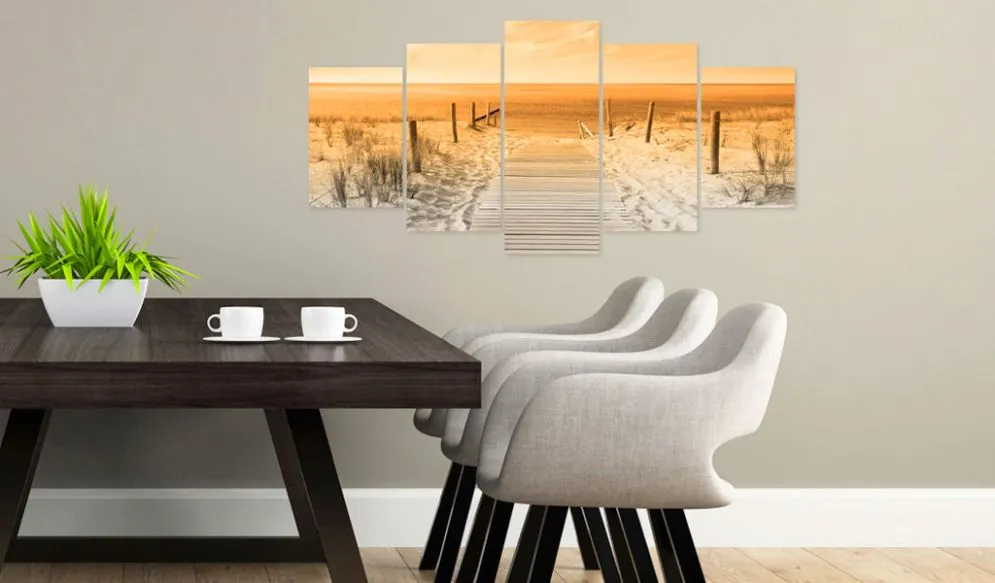 Obraz - Pomarańczowa plaża-2