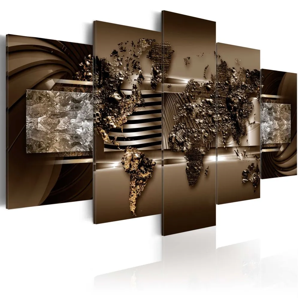Obraz - Czekoladowa mapa-1