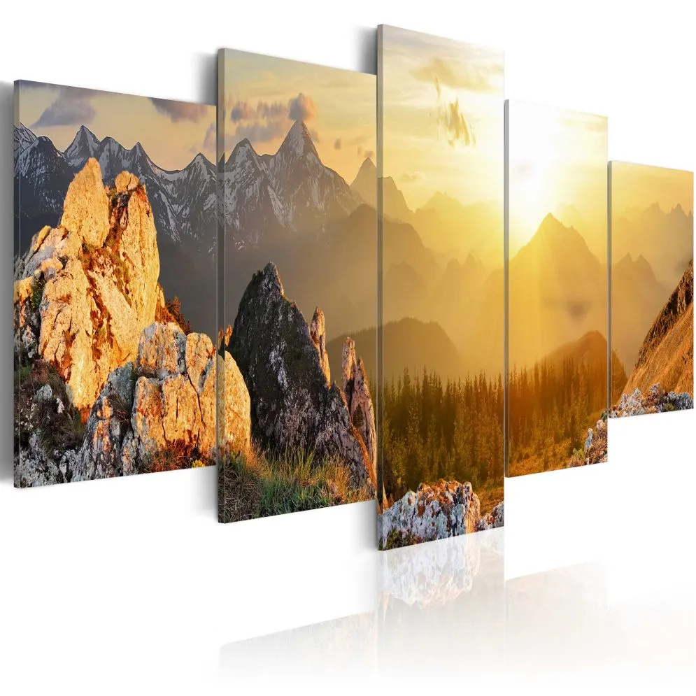 Obraz - Powitanie słońca-1