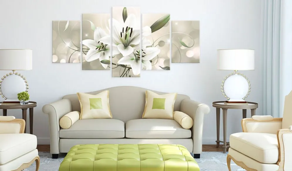 Obraz - Seledynowa piękność-2