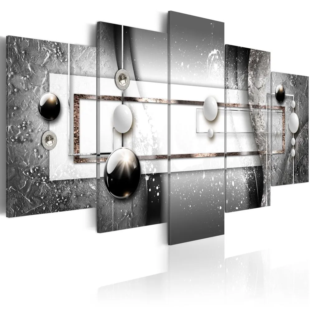 Obraz - Szara symetria-1