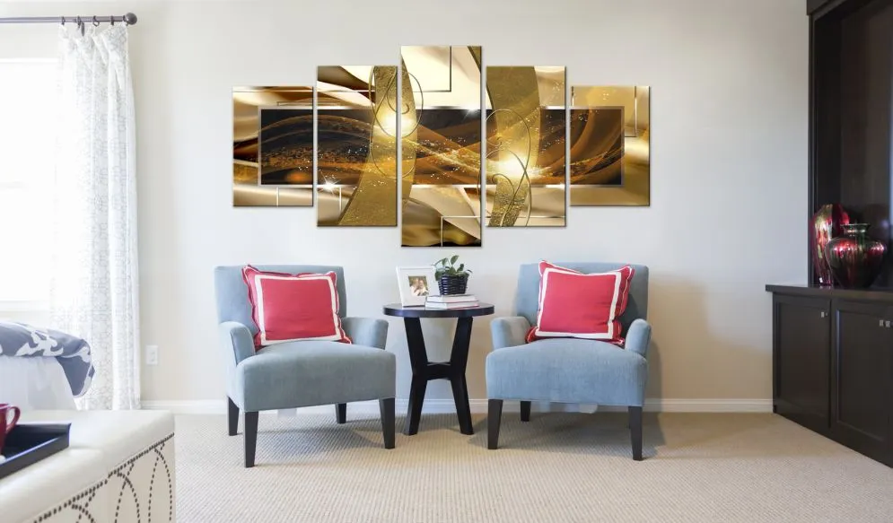 Obraz - Złota lawa-2