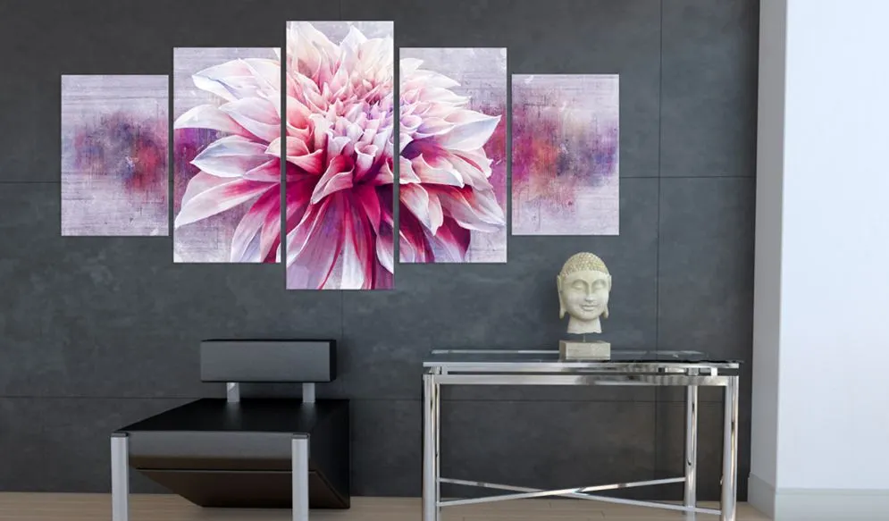 Obraz - Fioletowa dalia-2