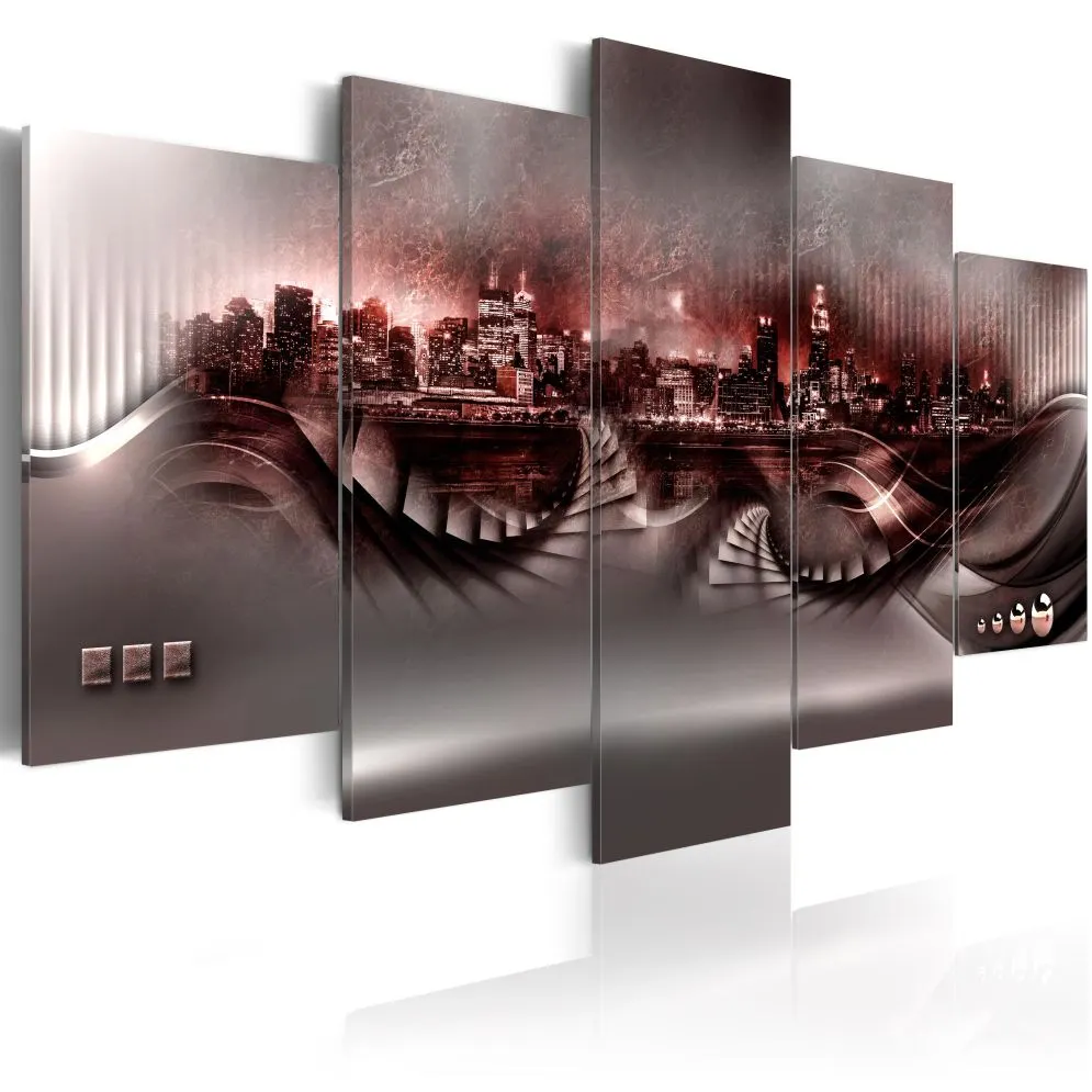 Obraz - Karmazynowe miasto-1