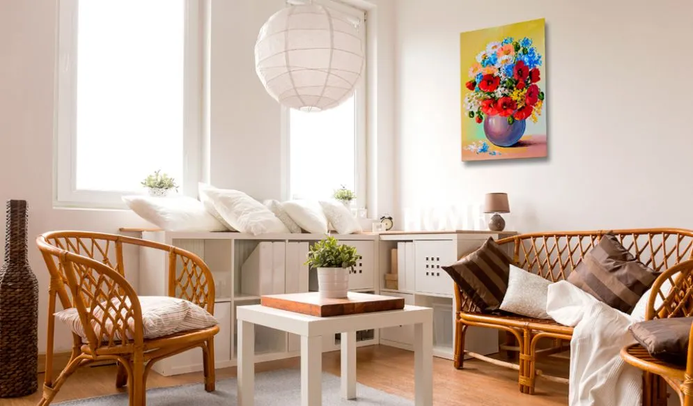 Obraz - Bukiet polnych kwiatów-2