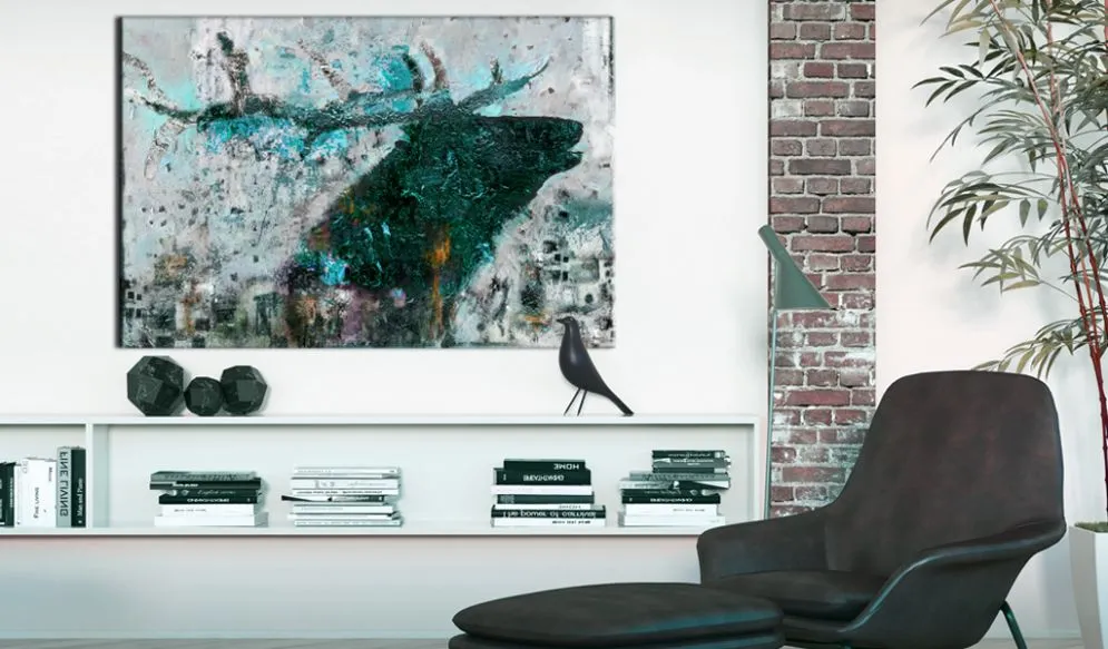 Obraz - Szafirowy jeleń-2