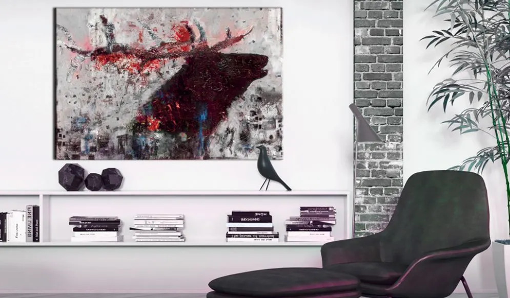 Obraz - Rubinowy jeleń-2