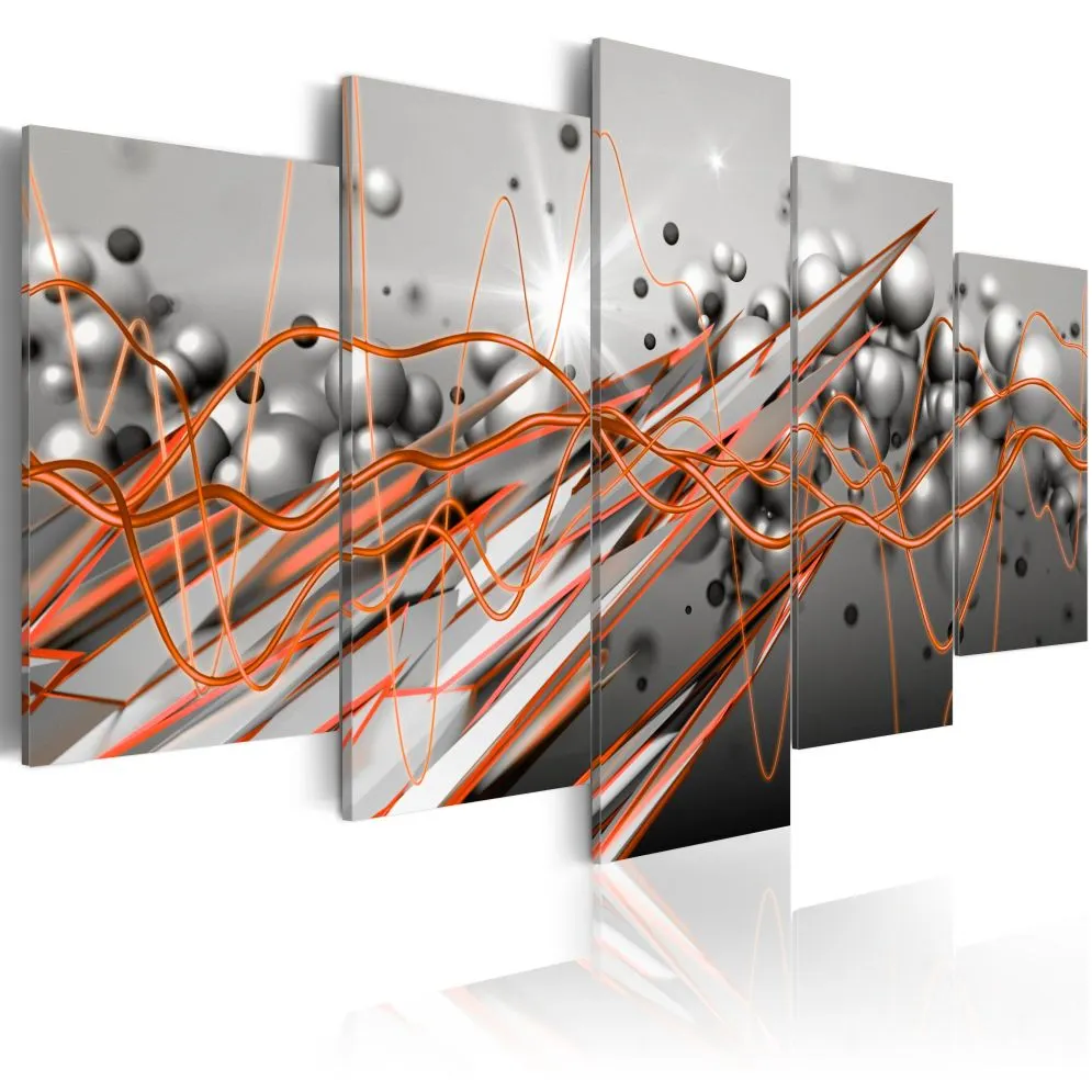 Obraz - Pomarańczowy strumień-1