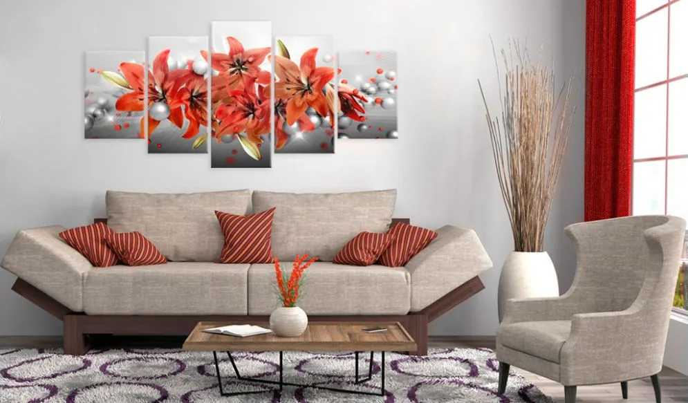 Obraz - Kwiatowa batalia-2