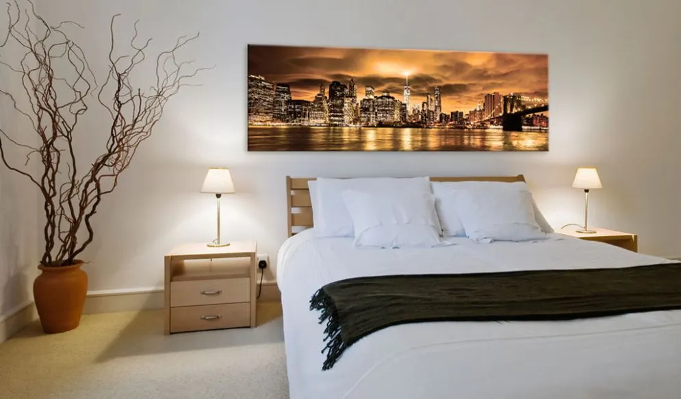 Obraz - Miasto zachodzącego słońca-2