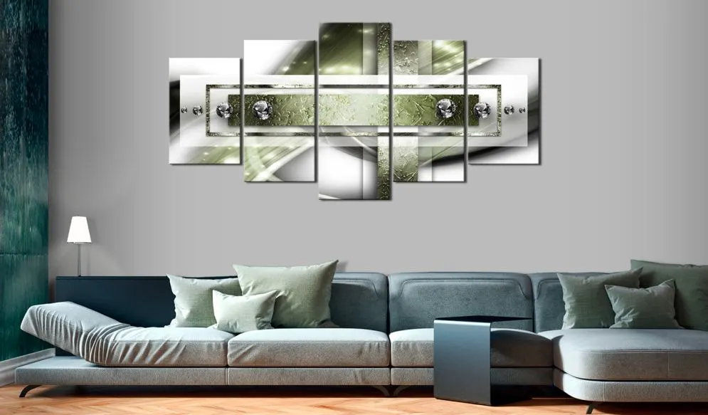 Obraz - Malachitowy płomień-2