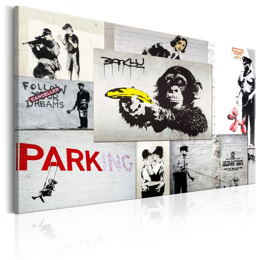Obraz - Banksy  Policyjne fantazje-1