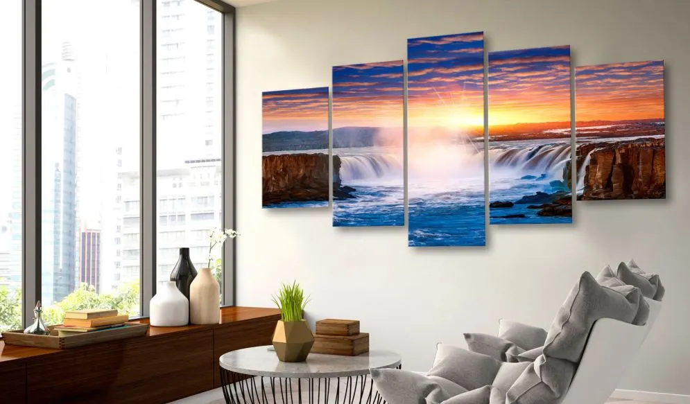 Obraz - Wodospady Selfoss, Islandia-2