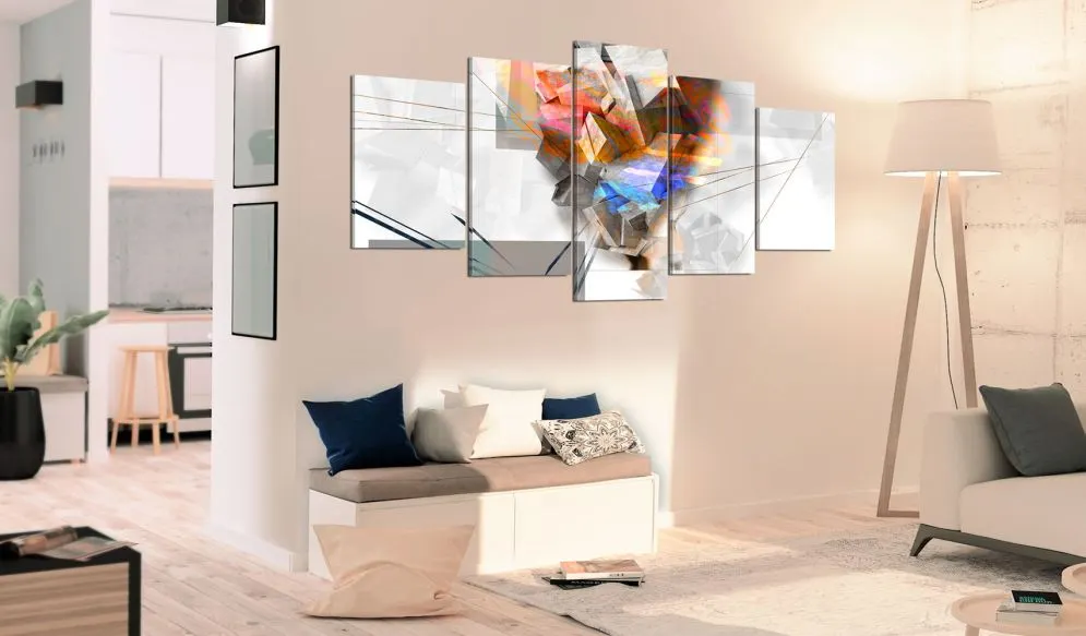 Obraz - Abstrakcyjna wieża-2