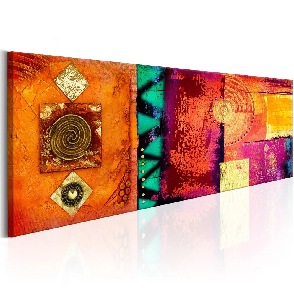 Obraz - Pomarańczowa abstrakcja-1