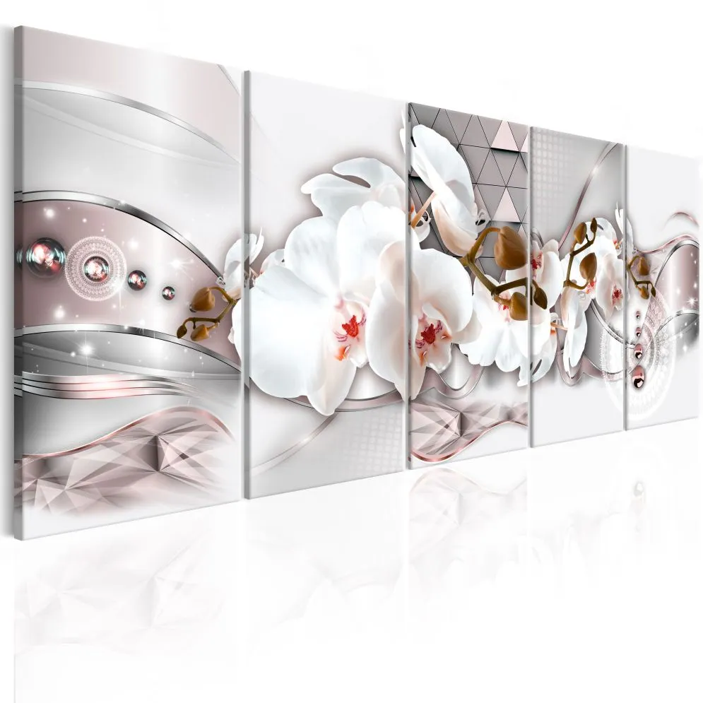 Obraz - Storczyki i trójkąty-1