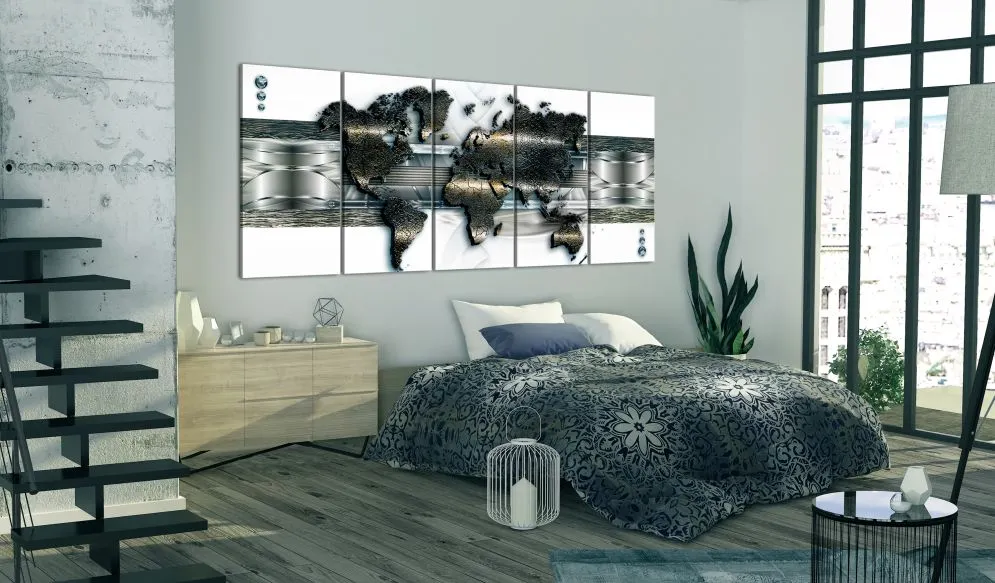 Obraz - Trójwymiarowa mapa-2