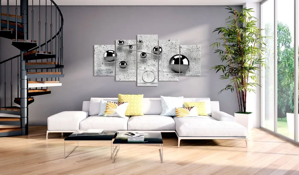 Obraz - Kule i beton (5-częściowy) szeroki-2