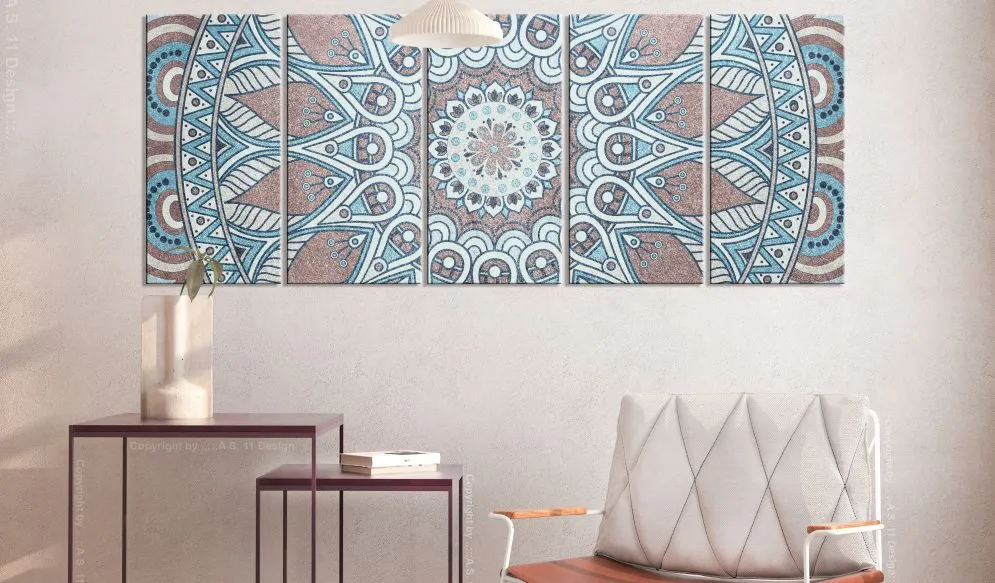 Obraz - Orientalny okrąg (5-częściowy) wąski-2