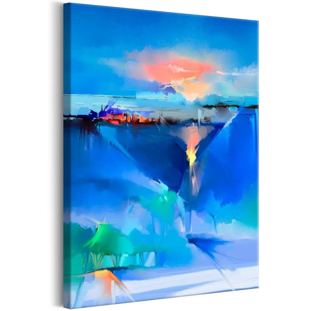 Obraz - Zimowy pejzaż (1-częściowy) pionowy-1