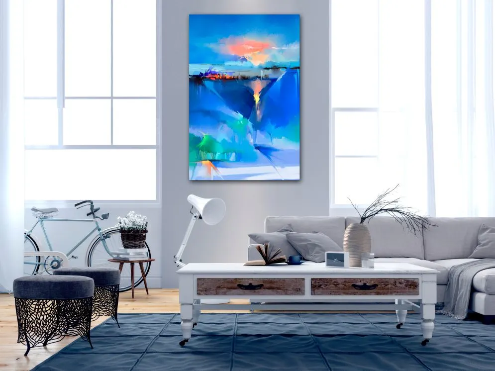 Obraz - Zimowy pejzaż (1-częściowy) pionowy-2