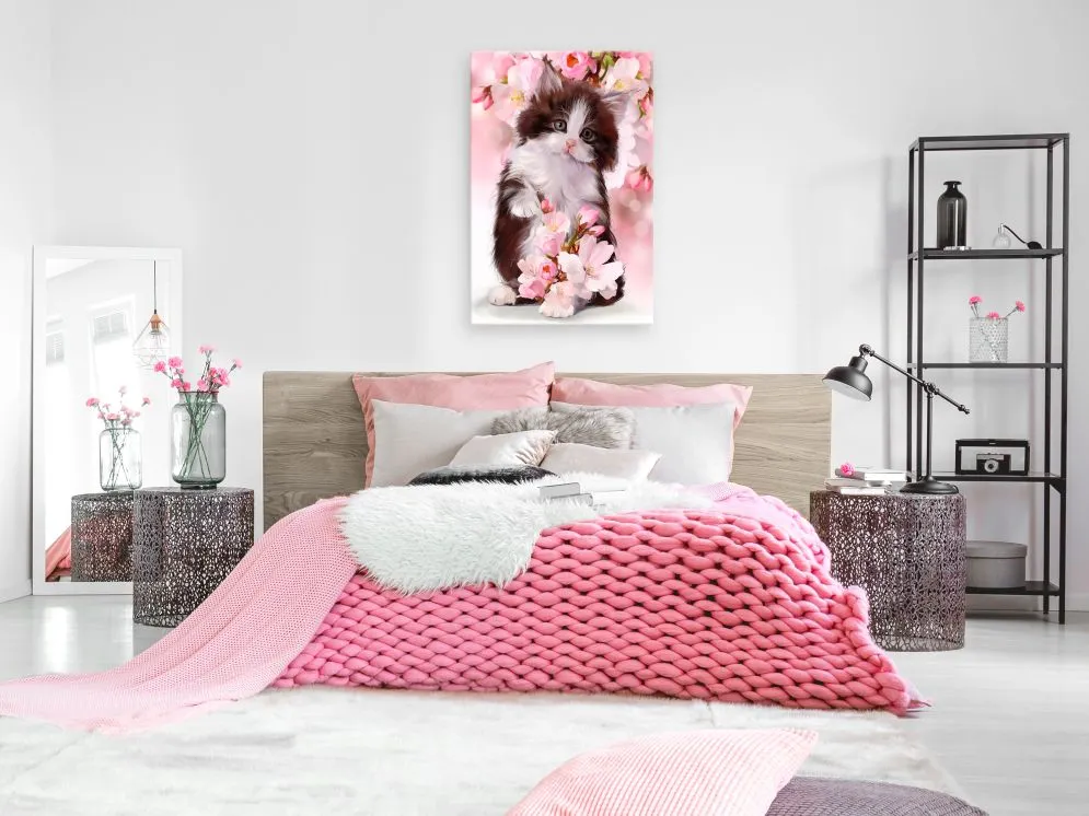 Obraz - Słodki kotek (1-częściowy) pionowy-2