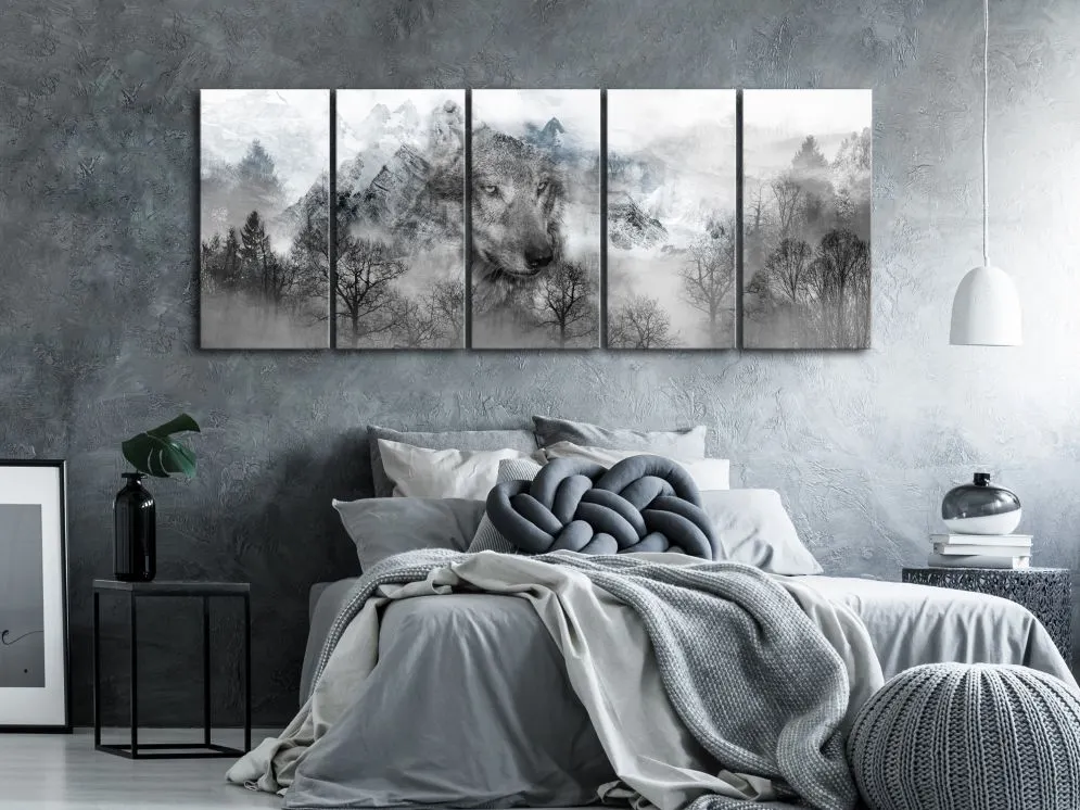 Obraz - Drapieżnik z gór (5-częściowy) wąski-2