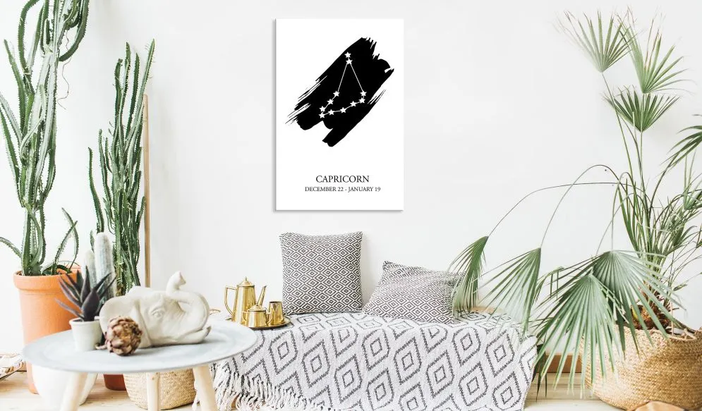 Obraz - Znaki zodiaku  Koziorożec (1-częściowy) pionowy-2
