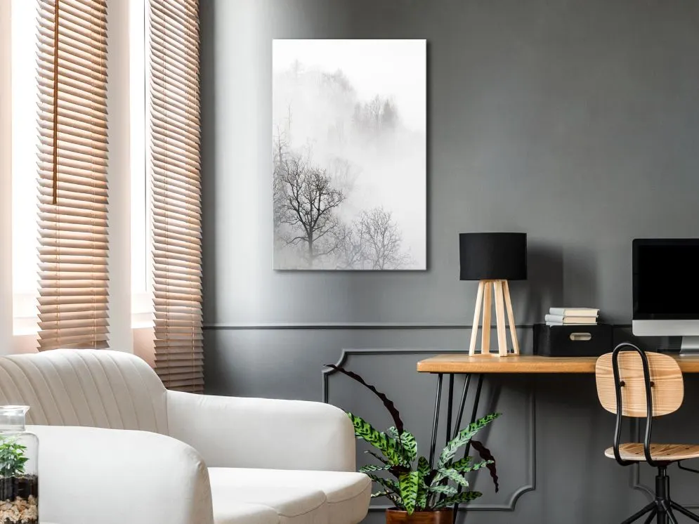 Obraz - Drzewa we mgle (1-częściowy) pionowy-2