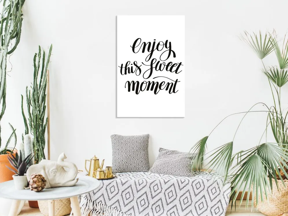 Obraz - Enjoy this sweet moment (1-częściowy) pionowy-2