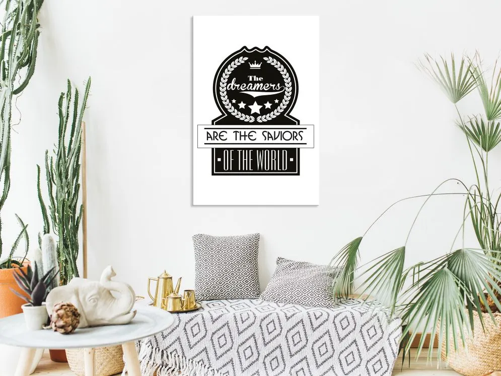 Obraz - The dreamers are the saviors of the world (1-częściowy) pionowy-2