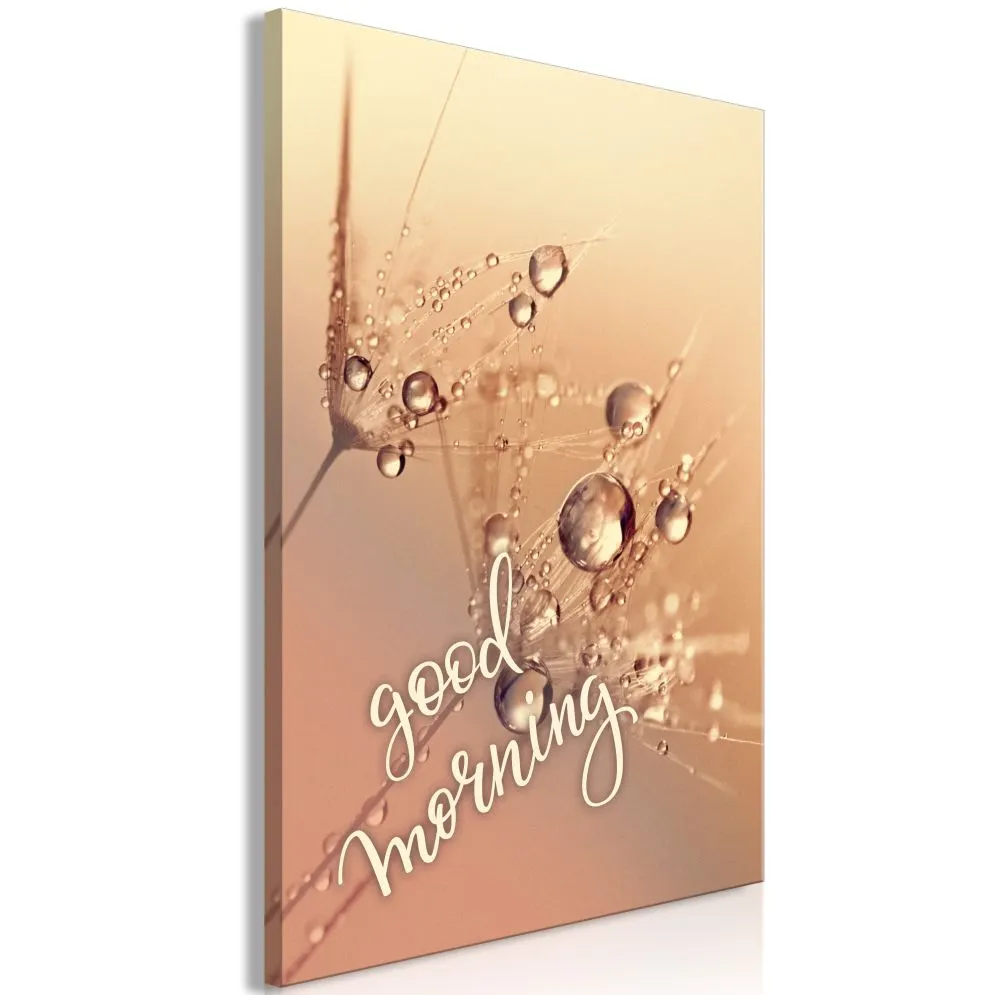 Obraz - Good morning (1-częściowy) pionowy-1