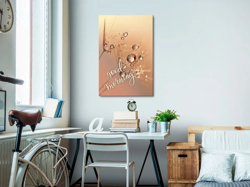 Obraz - Good morning (1-częściowy) pionowy-2