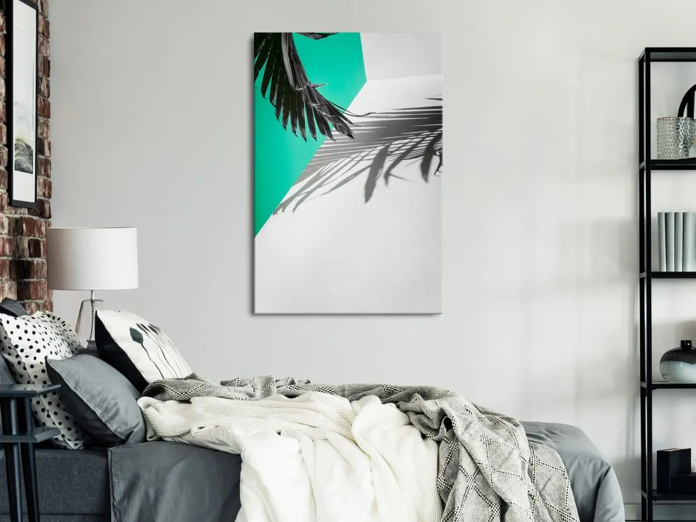 Obraz - Cień gałązki (1-częściowy) szeroki-2