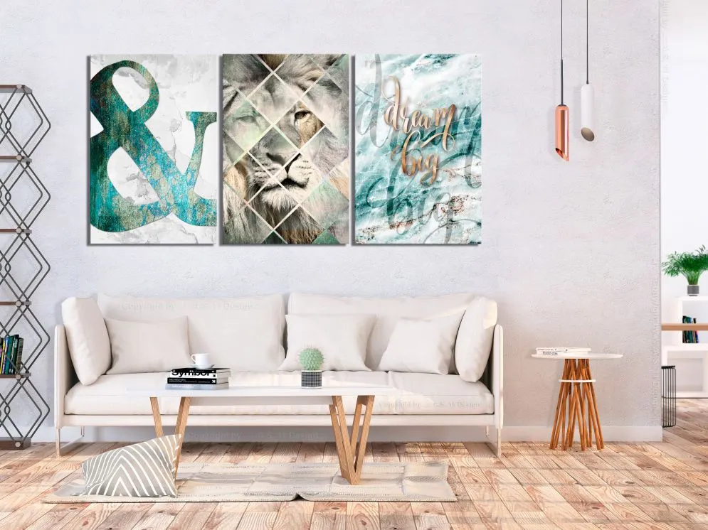 Obraz - Marzenia lwa (3-częściowy)-2