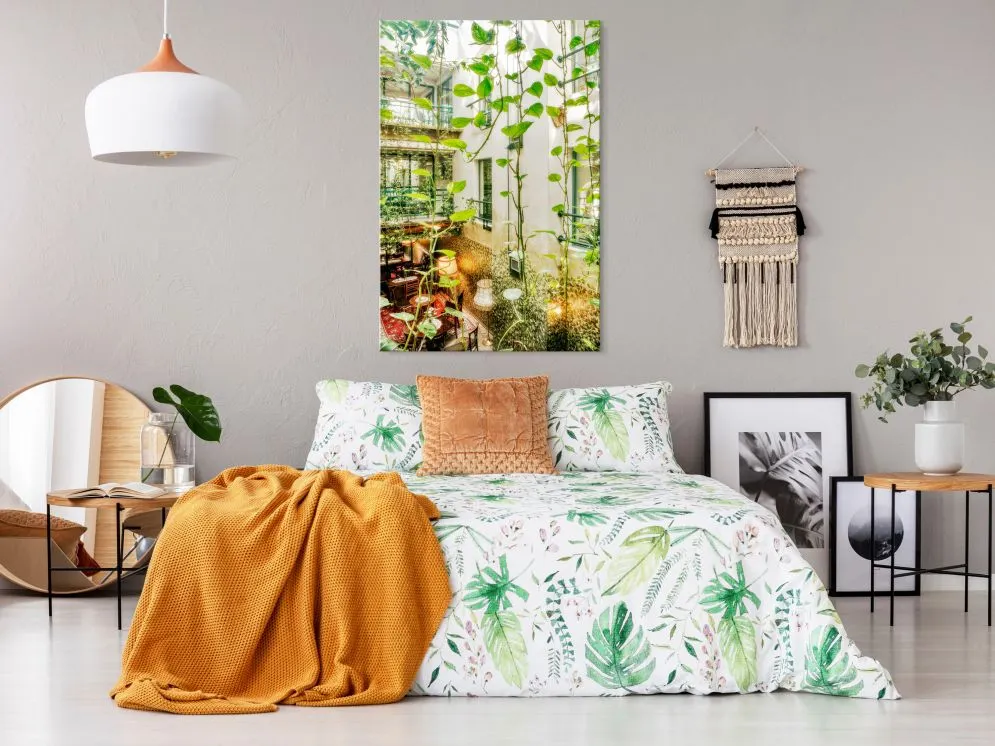 Obraz - Kraków  kawiarenka z bluszczem (1-częściowy) pionowy-2