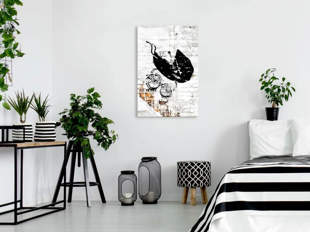 Obraz - Pędzący wózek (1-częściowy) pionowy-2