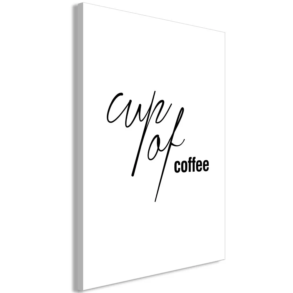 Obraz - Cup of Coffee (1-częściowy) pionowy-1
