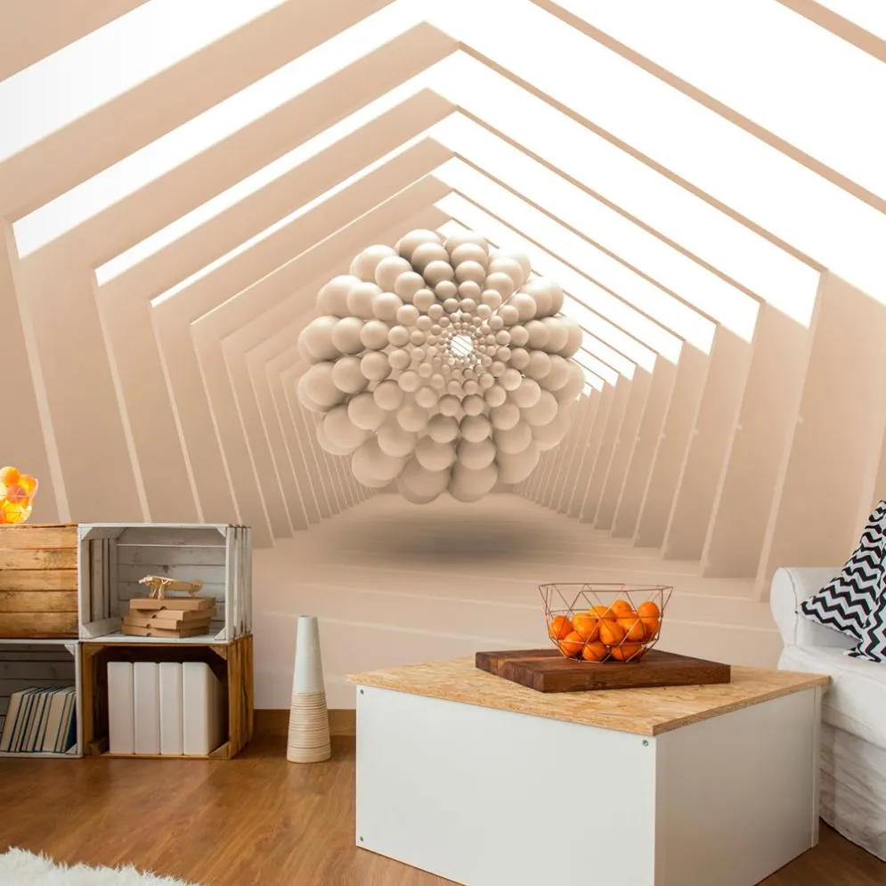 Fototapeta - Abstrakcyjny korytarz-1