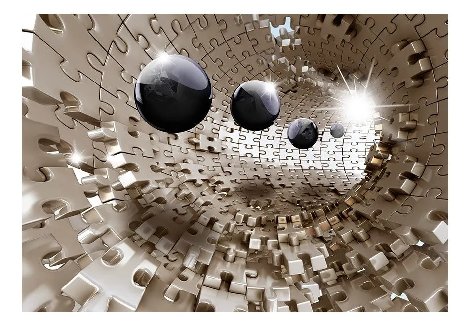 Fototapeta - Złota układanka-2